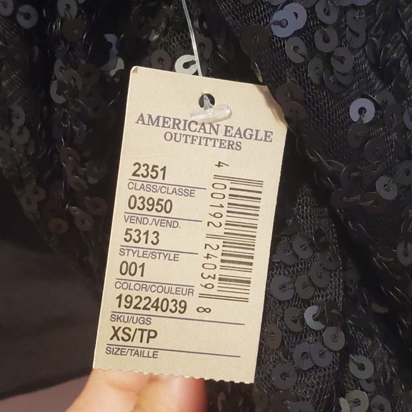New American Eagle sequin blazer XS - Picture 5 of 10
